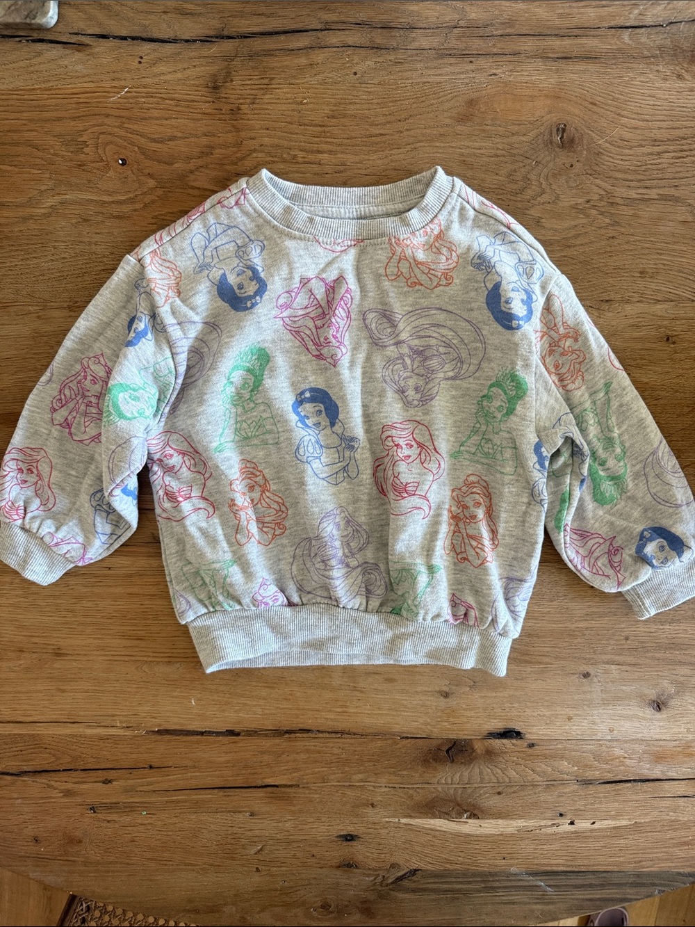 Disney Princess Print Pullover Sweatshirt